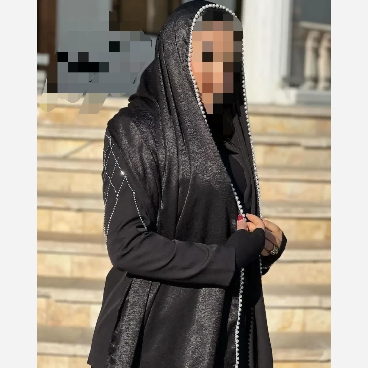 شال کوپرا شال مجلسی شال ابریشمی شال مرواریدی