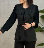کت مجلسی زنانه مشکی