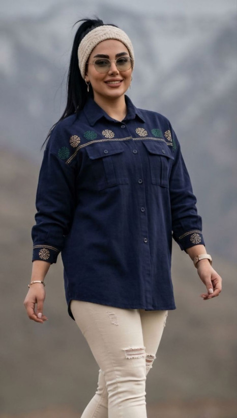 مانتو کتان زنانه