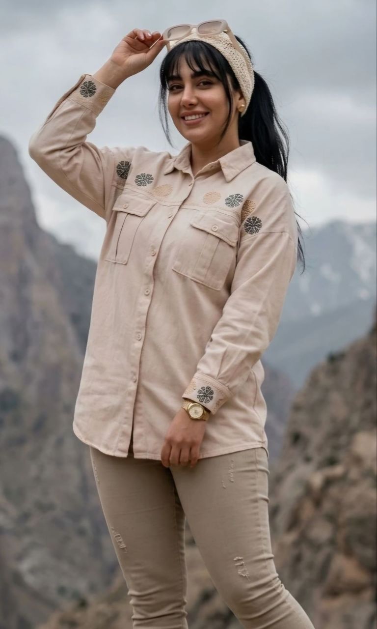 مانتو کتان زنانه